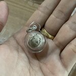 ลูกอมชาตรีมหาระงับ เลี่ยมกันน้ำ (ผสมเกศาครู) วัดบึงลาดสวาย ลพ.เล็กเสก พิธีมหาระงับ ไพรีพินาศ