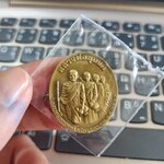 เหรียญหลวงพ่อธุดงค์เนื้อทองเหลืองซาติน (ลป.ปู่ปาน ลพ.ฤาษีลิงดำ ลพ.ฤาษีลิงขาว ลพ.ฤาษีลิงเล็ก) วัดเขาวงถ้ำนารายณ์ ลพ.เล็ก วัดท่าขนุนร่วมเสก