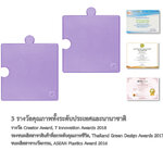 แผ่นรองกันมด AntPad ชุดแผ่นคู่ สีม่วงพาสเทล