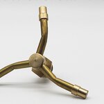 สปริงเกอร์ รดน้ำสนามหญ้า ทองเหลือง 3 แขน 360 องศา เกลียว 4 หุน (1/2 นิ้ว)