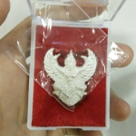 ครุฑเนื้อเงิน (ด้านหลัง ร.๕) ย้อนยุค ปี 37 รุ่น โคตรรวย อ.วราห์ วัดโพธิทอง