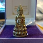 พระกริ่งเนื้อทองทิพย์ วัดสุทัศน์ฯ รุ่น เทวโมฬี หลวงพ่อเล็ก หลวงปู่ศิลา พุทธาภิเษก 18 ก.ค. 67