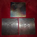 แผ่นปั้มยันต์พุทธคาถา จากพระพุทธพยากรณ์ หลวงพ่อเอก เขาธัมมสรณ์