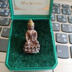 พระกริ่งชุตินธโร ทองสัมฤทธิ์สัตตะโลหะก้นเงิน no.๓๐ วัดเดิมบาง ลพ.เล็ก เสก