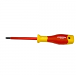 ไขควง ปากแฉก ด้ามกันไฟ ด้ามจับหุ้มฉนวน กันไฟฟ้า VDE 1000Volt Insulated 1000Volt Cros ScrewDriver