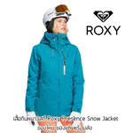 เสื้อกันหนาวสกี Roxy Presence Ski Jacket - Ocean Blue ของใหม่ ของแท้ พร้อมส่งจากไทย