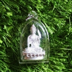 พระกริ่งปลดหนี้ ไทย - เนปาล วัดท่าขนุน (เลี่ยมพลาสติก)