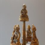 ชื่อพระกริ่งนเรศวรสะท้านไตรภพ เนื้อทองระฆัง เสกหลายวาระ ลพ.เล็ก อุโบสถวัดท่าขนุน