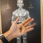 หุ่นพยนต์พิมพ์ใหญ่ (เลข ๑) พร้อมภาพจารหมึกทอง รุ่น พรายมงคล วัดหนองหิน หลวงพ่อเล็กร่วมเสก