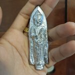 พระร่วงรางปืน เนื้อตะกั่วโบราณผสมเนื้อแร่กายสิทธิ์ช่อทิพย์เงินยวง ปี ๖๖ วัดโพธิผักไห่ ลพ.เล็ก วัดท่าขนุนอธิษฐานจิต