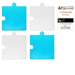 ชุดเซ็ต 4 แผ่น AntPad ฟ้า-ขาว