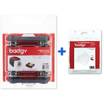 หมึกพิมพ์ และ บัตร PVC 0.76 เครื่องพิมพ์บัตร Evolis รุ่น Badgy 100 และ Badgy 200