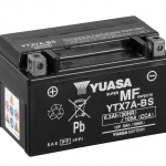 แบตเตอรี่ มอเตอร์ไซต์ YUASA YTX7A-BS 12V 7Ah 105CCA