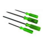 ไขควงด้ามทะลุ ปลายชุบดำ+แม่เหล็ก WOLD CHAMP