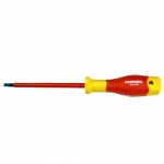 ไขควง ปากแบน ด้ามกันไฟ ด้ามจับหุ้มฉนวน กันไฟฟ้า VDE 1000Volt Insulated 1000Volt Flathead ScrewDriver