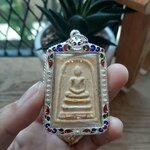 พระสมเด็จตะกรุดนฤาชาสามกษัตริย์ วัดห้วยน้ำขาว ลพ.เล็กร่วมเสก