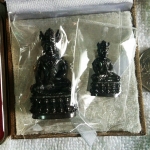 พระกริ่งทรงเครื่องจักรพรรดิ+พระชัยวัฒน์ เนื้อนวโลหะ No.54