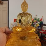 พระแก้วใสสุโขทัย หน้าตัก 3 นิ้ว ทันหลวงพ่อฤาษีลิงดำเสก