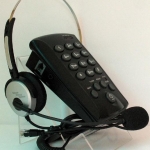 โทรศัพท์ + ชุดหูฟัง Call Center Headset รุ่น T-800