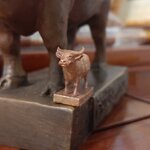 ควายธนูเผือก (ภาพแทน แต่ละองค์จะตามกันไป) วัดห้วยน้ำขาว ลพ.เล็กร่วมเสก