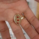 เบี้ยแก้เศรษฐีเงินล้าน (ภควจั่น) หลวงปู่หงษ์ สุสานทุ่งมน