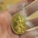 เหรียญหล่อท้าวเวสสุวรรณ พระอาจารย์บ๊ะ วัดโพธิ์ลังการ์