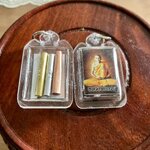 รูปหลวงพ่อกวยหลังตะกรุด ปี 62 หลวงพ่อเล็ก วัดท่าขนุนร่วมพุทธาภิเษก