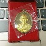 เหรียญหลวงปู่ผิว เนื้อชนวน หน้ากากทองทิพย์ No.๑๓๕ ( ๑ ใน ๒๘๙ เหรียญ)