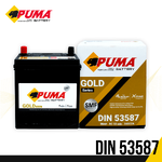 ราคา แบตเตอรี่รถยนต์ PUMA DIN 53587 12v 38Ah 340 CCA BYD ATTO3