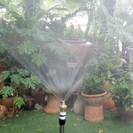 หัวพ่นละอองแบบพัด ปรับทิศทางน้ำได้ วัสดุทองเหลือง เกลียวใน 4 หุน (1/2 นิ้ว)