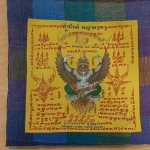 ผ้ายันต์ ล้างอาถรรพ์ 2 (จารเพิ่ม พระอาจารย์วราห์) วัดโพธิทอง