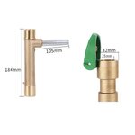 วาล์วสวมเร็ว และก้านสวมเร็ว ทองเหลือง สำหรับสปริงเกอร์ 1 นิ้ว (Pro QV B 100 + Pro VK B 100) Brass Valve & Rod