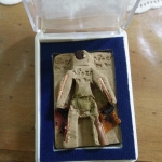 หุ่นพยนต์เนื้อผง รุ่น ราบรื่นรวยเหลือล้น ลพ.หนุน