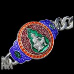 เลสข้อมืออัลปาก้า ท้าวเวสสุวรรณนั่งยองกระบอง วัดพระศรีฯ พิษณุโลก ลพ.เล็ก และเกจิ ๑๑๙ รูปร่วมเสก