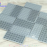 PLT048G แผ่น plate สีเทาอ่อน