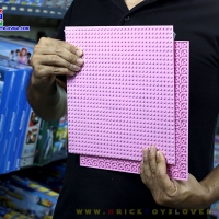 BPS255P แผ่น Plate ขนาด 25.5x25.5 Cm.สีชมพู