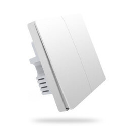 Xiaomi Aqara Double wall switch (สวิตซ์ไฟบ้านแบบ 2 ปุ่ม) zigbee