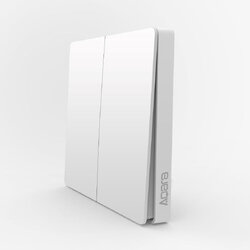 Xiaomi Aqara Double WirelessSwitch (สวิตซ์ไฟไร้สาย แบบ 2 ปุ่ม)