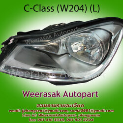 ไฟหน้า C-Class (W204) (L)