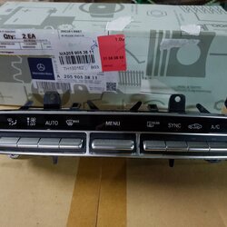 W205 SWITCH BLOCK สวิทช์ปรับแอร์ A205 905 38 11