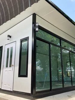 บ้านสำเร็จรูป บ้านน็อคดาวน์ สร้างออฟฟิศ ขนาด4.00x8.00 เมตร