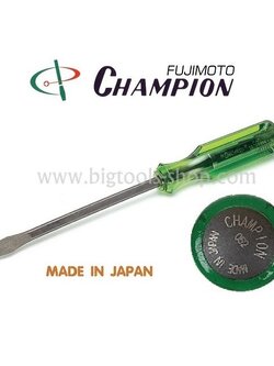 แชมเปี้ยน : ไขควง แกนดำ ปากแฉก (แกนทะลุ) Champion : Screw Driver