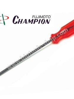 แชมเปี้ยน : ไขควงแกน 4 มม. ปากแบน Champion : Screwdriver 4 mm. (Slotted Head)