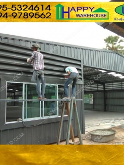 รับสร้างโกดังสำเร็จรูป กำแพงเพชร ขนาด 14x66x4 m.