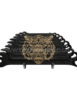 คิง โทนี่ : ชุดประแจแหวนข้าง-ปากตาย 9 ตัวชุด ลิมิเต็ด อิดิชั่น Tiger Totem King Tony : 9 PC. Limited Edition Tiger Totem Combination Wrench Set (P12D09MRS11)