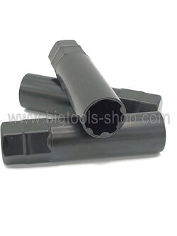 ลูกบล็อคถอดน็อตล้อ น็อตกันขโมย ทรงจีบ (7 จีบ, 7 ร่อง)