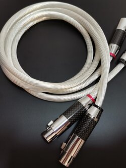 สายสัญญาณ XLR [ยาว 1 เมตร]-- Silver plate copper 5N-OCC (99.9997%)