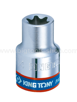 คิง โทนี่ : ลูกบล็อก ท็อค "สั้น" สีขาว รู 3/8" King Tony : 3/8"DR. Star Socket (3375M)