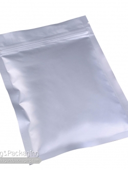 ถุงซิปล็อคก้นแบน อลูมิเนียมฟอยล์ (ตั้งไม่ได้)