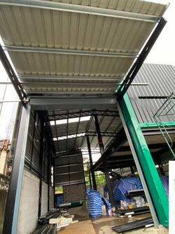 โกดังสำเร็จรูป บางกระสอ ขนาด8.00x14.00x6.00เมตร